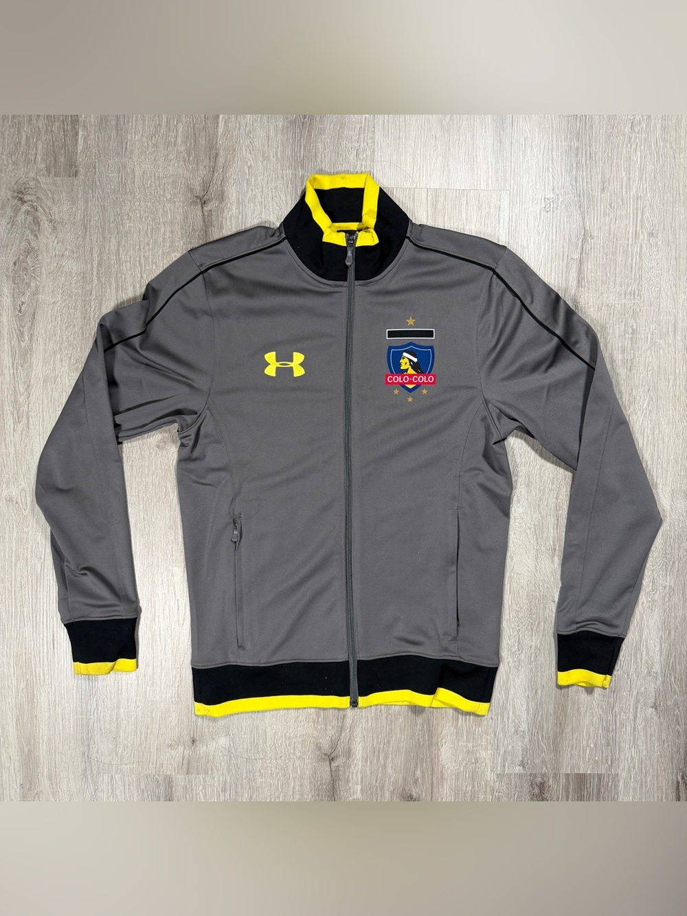 Y2K Retro Under Armour Colo-Colo Soccer Track Jacket Small Blokecore
